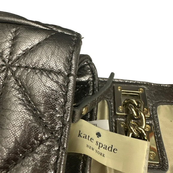 Kate Spade New York Sedgewick Place Fairlee Convertible Shoulder Bag Silver - Picture 6 of 8